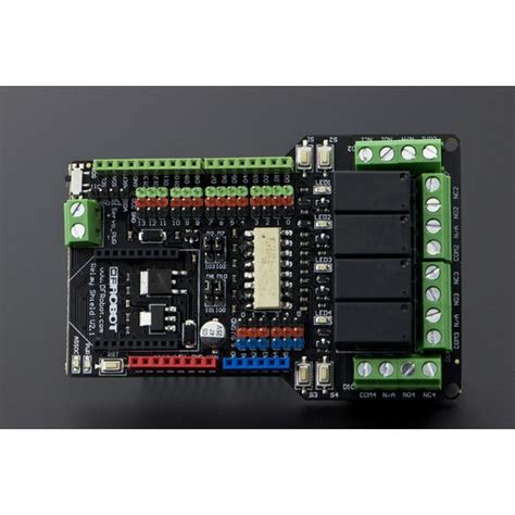 DFRobot Gravity Relais Shield 4 Kanalen Voor Arduino DFROBOT DFR0144