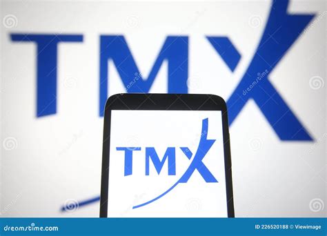 TMX Group Limited logo editorial stock photo. Image of apps - 226520188