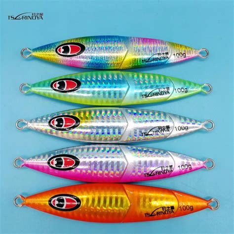 TSURINOYA 5PCS LOT Deep Sea Jigging Lure 40g 60g 80g 100g 150g