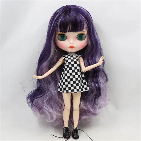 Neo Blythe Doll With Multi Color Hair White Skin Matte Pouty Face