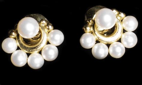 Mikimoto Pearl Earrings and Jackets | EBTH