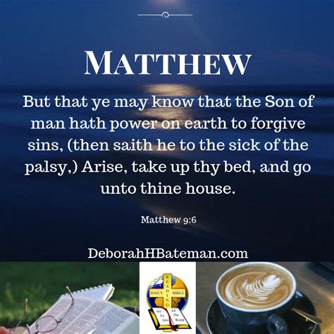 Daily Bible Reading Jesus Came To Call Sinners Matthew 9 1 19 Deborah H Bateman Author