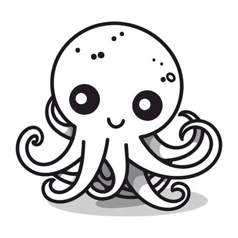 Premium Vector Cute Octopus Cartoon Mascot Character Vector Illustration