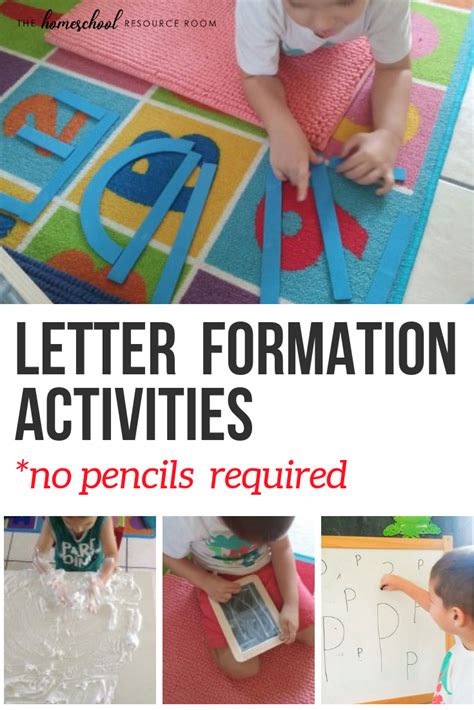 7 FUN Letter Formation Activities No Pencils Required The