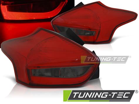 Led Lightbar Design R Ckleuchten F R Ford Focus Mk Rot Rauch