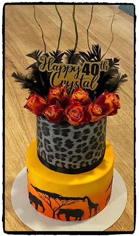 African Beauty Decorated Cake By Rhona Cakesdecor