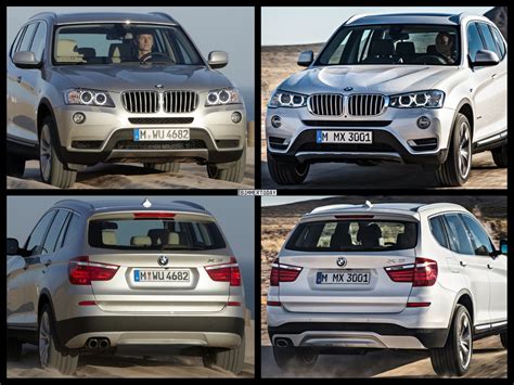 2015 BMW X3 Facelift vs. BMW X3 Pre-Facelift - Photo Comparison