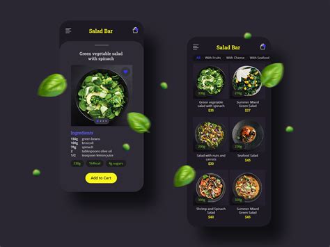 Salad Bar. Design Concept. by Maryna Nychyporchuk on Dribbble