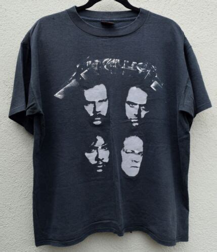 Vintage 1991 Metallica Black Tour Album T-Shirt Mens … - Gem