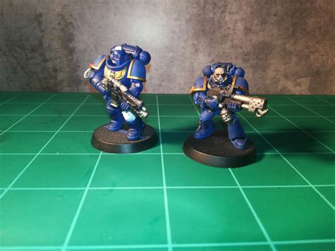 First Primaris Marine Ive Ever Painted And 4th Tactical Marine Ive