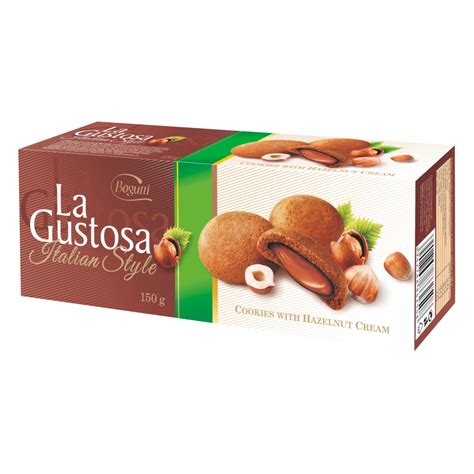 La Gustosa Crunchy Biscuits With Hazelnut Cream Bogutti