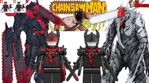 Lego Chainsaw Man Demon Minifigures Compatible Lego Chainsaw Man By WM