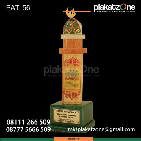 Contoh Piala Mtq Custom Berkualitas Plakatzone