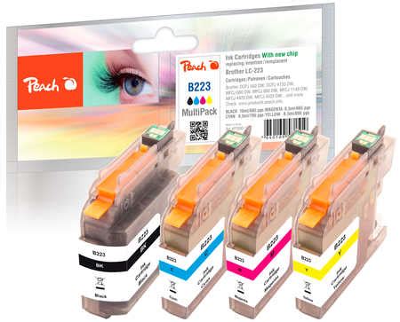 Peach Spar Pack Tintenpatronen Kompatibel Zu LC 223 Series Tinte De