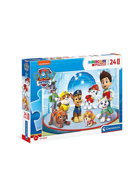 CLEMENTONI Kinderpuzzle 24 Teile Maxi Paw Patrol Keine Farbe