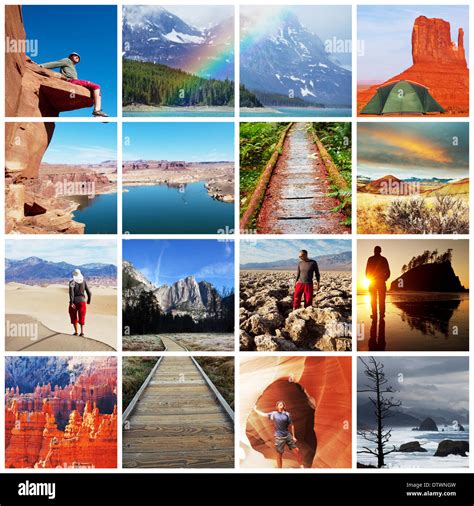 American Landscapes Collage Hi Res Stock Photography And Images Alamy