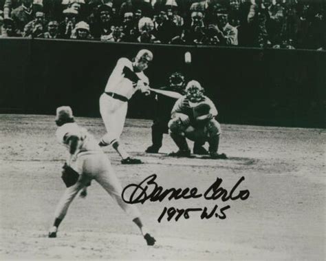 5 24 Only Boston Red Sox Bernie Carbo 1975 WS Game 6 HR Autographed