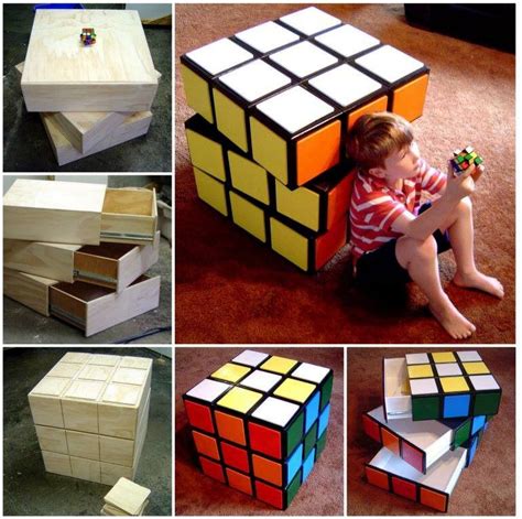 Cool Way To Spice Up Your Room Cube Drawers Rubiks Cube Home Diy