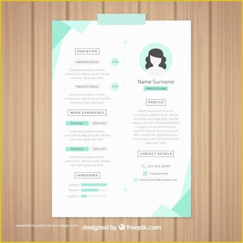 Attractive Resume Templates Free Download Of Beautiful Resume Template ...