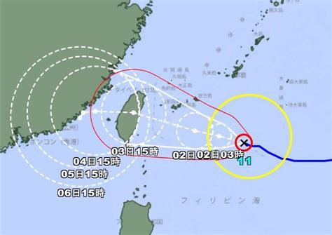 日本氣象廳：海葵颱風「轉強颱」估週日暴風圈籠罩全台 國際 自由時報電子報