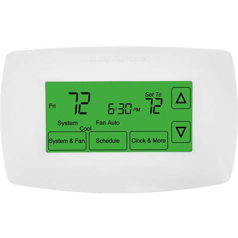 Honeywell Day Programmable Thermostat W Touchscreen Display