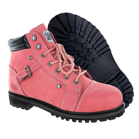 Safety Girl Womens Fusion Steel Toe Work Boots Pink