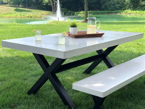 Create The Perfect Outdoor Entertaining Space With Concrete Patio Table