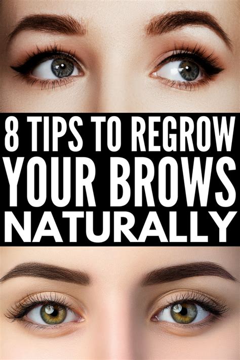 How To Grow Eyebrows Fast 8 Natural Tips And 20 Products To Teach You How To Grow Your Brows