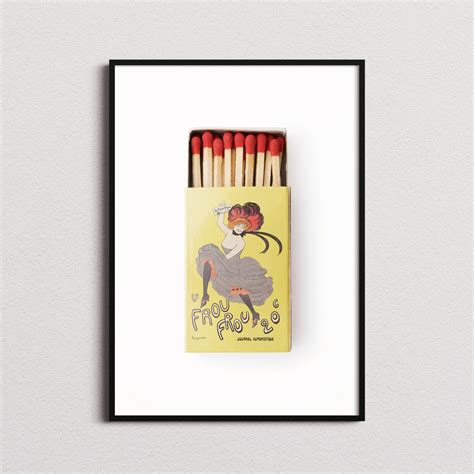 Le Frou Frou Dancer Matchbox Print Leonetto Cappiello Poster Leonetto