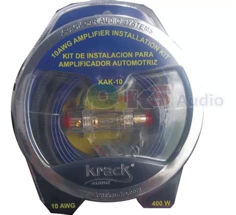 Kit De Instalacion Para Amplificador Calibre Krack Kak Env O Gratis