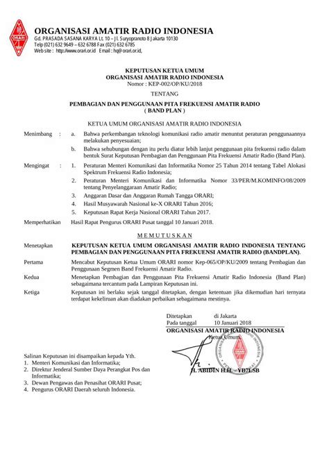 Pdf Organisasi Amatir Radio Indonesia Orari Lokal Surabayaorari