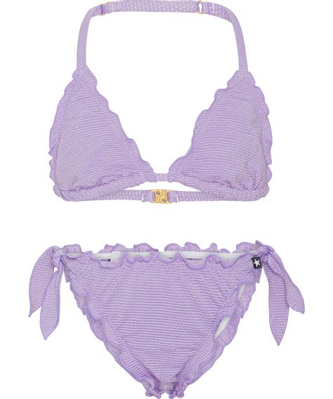 Neola Viola Purple Trianle Top Bikini Molo