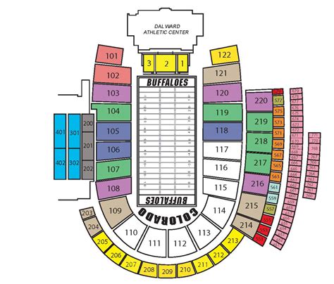 Pac 12 Football Stadium Seating Charts College Gridirons