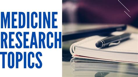 Medicine Research Topics L Research Topics For Medical Students L