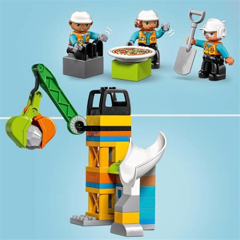 Lego Duplo Town Construction Site Set With Toy Crane Smyths Toys Uk