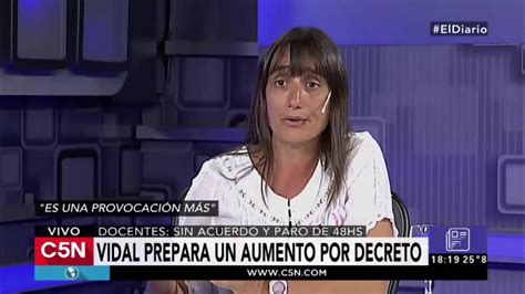 Docentes Vidal Amenaza Con Cerrar La Paritaria Por Decreto Romina