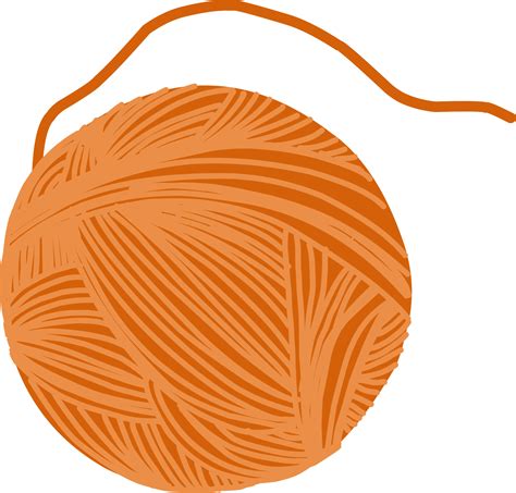 A Ball Of Thread For Knitting Is Round Hygge Style Cozy Knitting