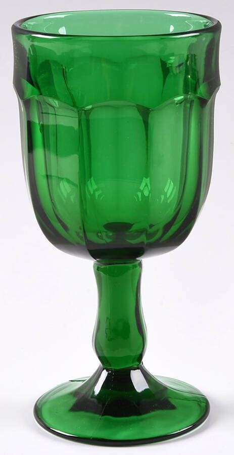 Arlington Hunter Green Water Goblet By Mosser Ohio Replacements Ltd