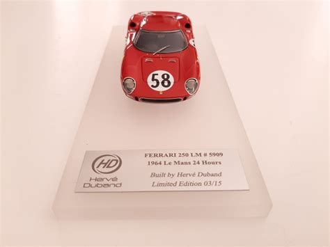 H Duband Ferrari 250 LM Nart Le Mans 1958 RESERVED Modelart111