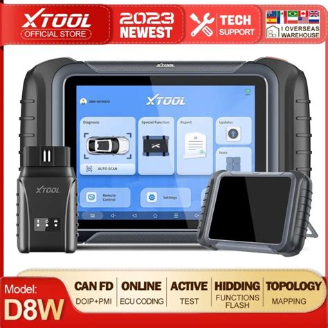 XTOOL D8 D8W WIFI Automotive Diagnostic Scan Tool CAN FD DoIP ECU