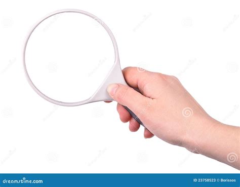 Magnifying Glass In Hand Stock Image Image Of Magnify