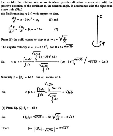 A solid body rotates about a stationary axis according to the law φ