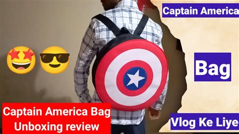 Captain America Bag Unboxing Review Vlog Ke Liye Best Mini Bag