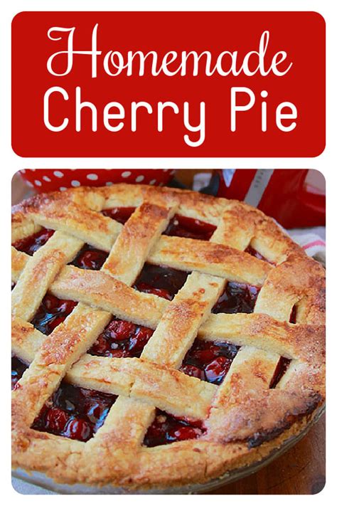 Homemade Cherry Pie Recipe Cooking With Ruthie