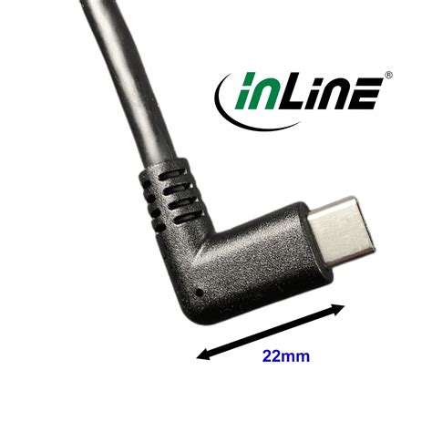 Câble De Rallonge Usb Type C™ Mâle Coudé Vers C Femelle 3a 150cm 35784