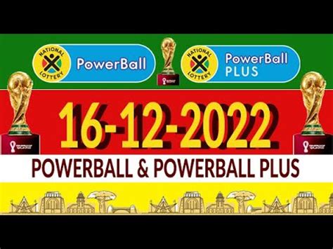 SA Powerball Prediction I SA Powerball Plus Prediction I 16 12 2022 SA