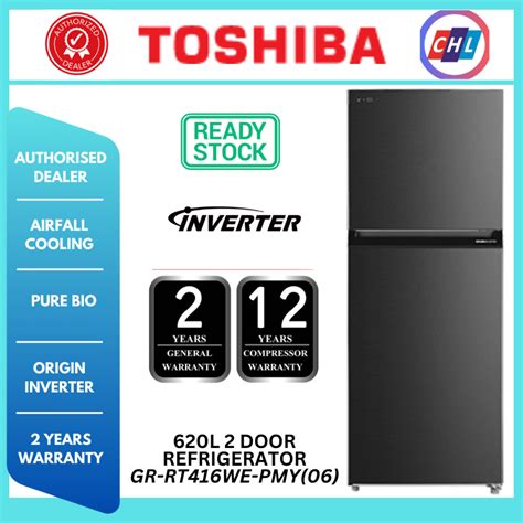 Toshiba Ready Stock L Refrigerator With Origin Inverter Gr Rt We