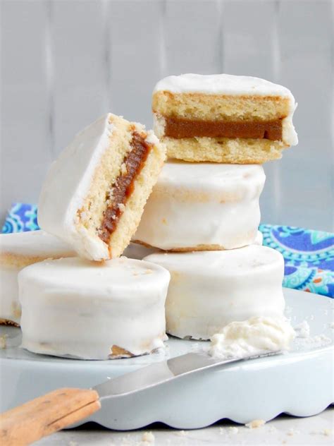 Alfajores de dulce de leche glaseados – Artofit