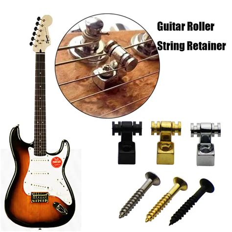 High Quality Electric Guitar Chrome Roller String Trees Temu