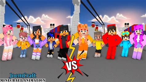 Chicken Wing Meme Dance Cash Mia Nico Zoey Vs Aphmau Kc Noi Ein